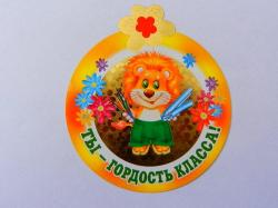 Откр.МИР ПОЗДР.066.137 А7 Ты гордость класса медаль