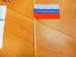 Флаг С ДИЗАЙНОМ Выпускник 12*18 Т101