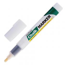 Маркер меловой белый MUNHWA "Chalk Marker" CM-05