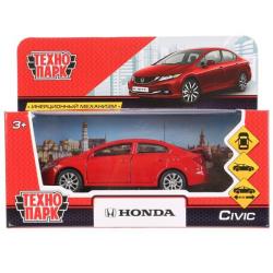 Машина МОДЕЛЬ CIVIC-RD металл HONDA CIVIC открыв.двери красный в кор.