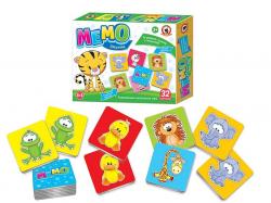 Игра разв. МЕМО Зверята 03451