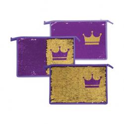 Папка А4 д/тетр.1отд.молния 8053071 Crown