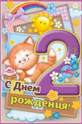Откр.А5 ИП 14.276.00 С Днем рождения! 2 года