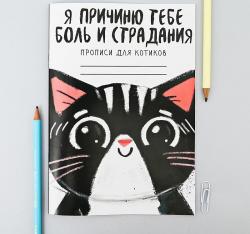 ПРОПИСЬ А5 Я ПРИЧИНЮ ТЕБЕ БОЛЬ И СТРАДАНИЯ 3886699