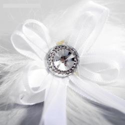 ЗАКОЛКА д/волос 4675397 Винкс с искусственным мехом и лентами 7,5*7,5см