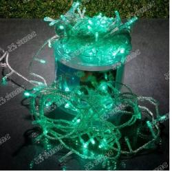 Гирлянда НИТЬ зеленая 14м 200л. LED L-5-5 прозр.провод/соед.