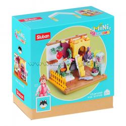 Конструктор пластм.M38-B0919B MINI Handcraft Домик для кошечки 115дет.
