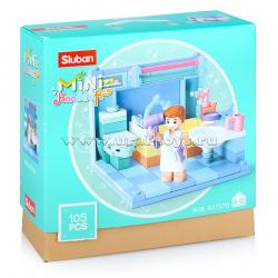 Конструктор пластм.M38-B0757D Мини комната 105дет.