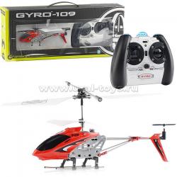ВЕРТОЛЕТ Т52819 GYRO-109 р/у с гироскопом ИК алюм. 3канала 18,5