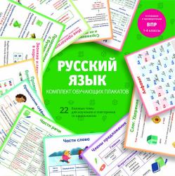 Плакат А4 ФЕНИКС 63562 Русский язык комплект