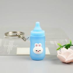 Сувенир БРЕЛОК 760194-01 Bottle bunny blue