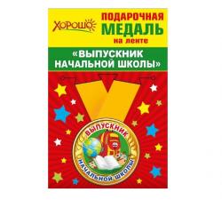 МЕДАЛЬ 53.53.211 ВЫПУСКНИК НАЧАЛЬНОЙ ШКОЛЫ металл малая