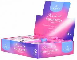 Текстовыд.розов.LOREX LXHLMT-NP Mark it NEON неон 1-5мм