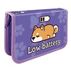 Пенал б/н 1замок ПО-42 Low battery с 2мя откид.планками Пчелка