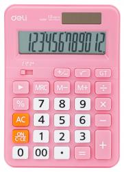 Калькулятор настол.DELI EM210FPINK 12-разр. розовый