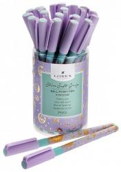 Ручка шар.синяя LOREX HOROSCOPE SLIM SOFT GRIP LXOPSSG-HP1 масл. 0,5мм с грипом