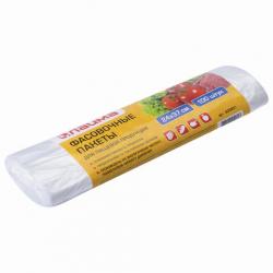 Пакеты фасов.24*37см КОМПЛЕКТ 100шт. Laima ПНД 8мкм 605951