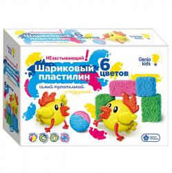 Пластилин шариковый 6цв. TA1805 незастыв.в кор.