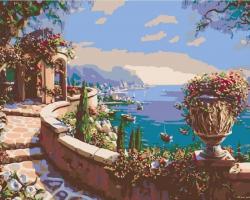 КАРТИНА по номерам КН5040776 Вид на залив 50*40см