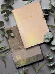 Зап.кн.А6 96л.лин.инт.обл.INSPIRE JOURNAL жемчужно-розовый тисн. LXNBB6-IJ1 LOREX