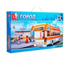 Конструктор пластм.M38-B0332 Городской троллейбус 465дет.