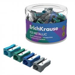Точилка 1отв.ERICH KRAUSE 59987 EasySharp Ice Metallic ассорти