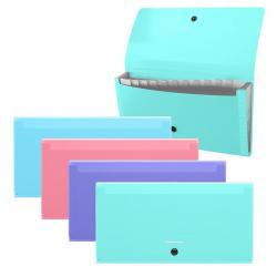 Папка-портфель EK 61213 Diagonal Pastel 13отд. ассорти