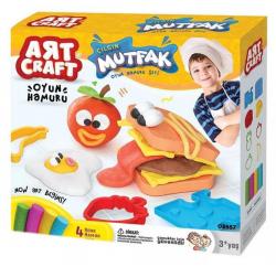 Набор д/лепки Веселая кухня тесто 4шт по 50г в кор.(Орион) AЯT CRAFT-03557