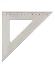 Треугольник 12см ПП Л-6205 прозр. тонир. 45гр.