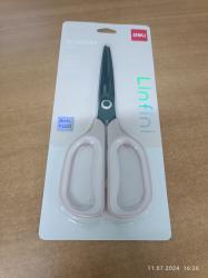 Ножницы 125мм DELI Z507PINK Z507 Linfini портативные ручки пластик сталь розовый блист.