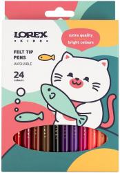 Фломастеры 24цв.к/у LOREX KIDS LXKFPCL-24