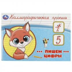 ПРОПИСЬ А5 КАЛИГРАФИЧЕСКАЯ ПИШЕМ ЦИФРЫ 09276-6 УМКА