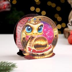 КОПИЛКА НГ 10562827 Символ года 2025 К деньгам! 11,3*10,8*5,5см