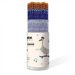 Карандаш ч/гр с/л HB LOREX KIDS SCATE GOOSE LXKLPVTE-SG трехгран.