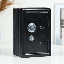 Сувенир КОПИЛКА Сейф черный 12*10*18см 4935603