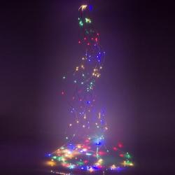 Гирлянда ВОЛШЕБНЫЙ ХВОСТ мультицвет 2м 8нитей 160л 183-259 (Серпантин)