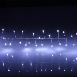 Гирлянда НИТЬ белый Мишура 2,0м 150л LED IP-40 765-040 (Серпантин)