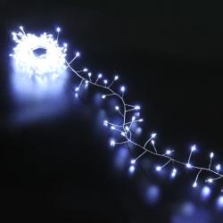 Гирлянда НИТЬ белый Мишура 5,0м 350л LED IP-40 725-979 (Серпантин)