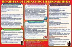 Плакат А1 ПРАЗДНИК 3001727 Правила безопасности школьника