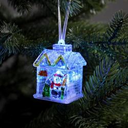 Сувенир ДЕД МОРОЗ светодиодный 7см 3xAG10 RGB 10724466