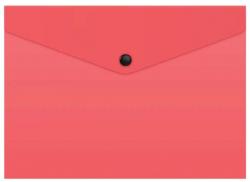 Папка с кнопкой А5 БЮРОКРАТ PK803TA5PINK коралловый 0,15мм