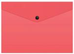 Папка с кнопкой А5 БЮРОКРАТ PK803TA5PINK коралловый 0,15мм
