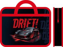 Папка А4 школ.ПМ-А4-25 DRIFT ON 2025 с ручками Пчелка