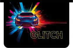 Папка А4 д/тетр.1отд.молния ПМ-А4-29 GLITCH 2025 Пчелка