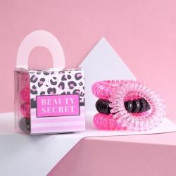 РЕЗИНКА для волос 5091962 Beauty secret (набор 4 шт)