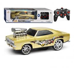 Машина BX-2 р/у Car-racing золотой 27 MHz в кор.
