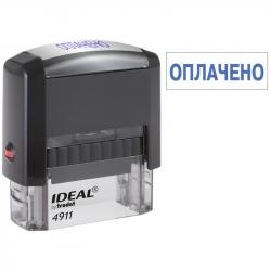 ШТАМП автомат. IDEAL 4911/DB/L1.2 IDEAL ОПЛАЧЕНО 38*14мм (161487)