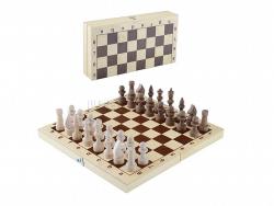 Игра наст.ШАХМАТЫ деревянные обиходные с доской парафин. 02-13