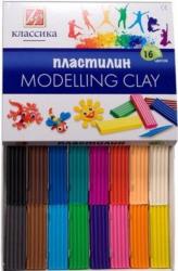 Пластилин 16цв.320г.КЛАССИКА ДЕТСТВО 20с 1329-08 стек