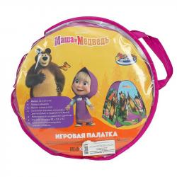 ПАЛАТКА ИГРОВАЯ GFA-MB01-2-R Маша и Медведь 81*91*81см, в сумке